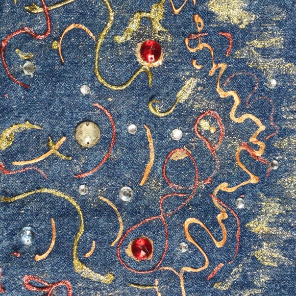 Vintage American Hero Embellished Denim Jacket - Picture 8 of 10